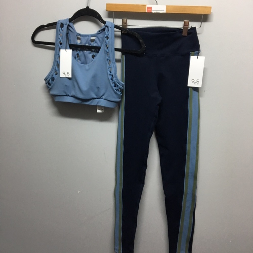 925 fit sports bra and leggings set